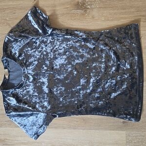 Free People Crushed Velvet top